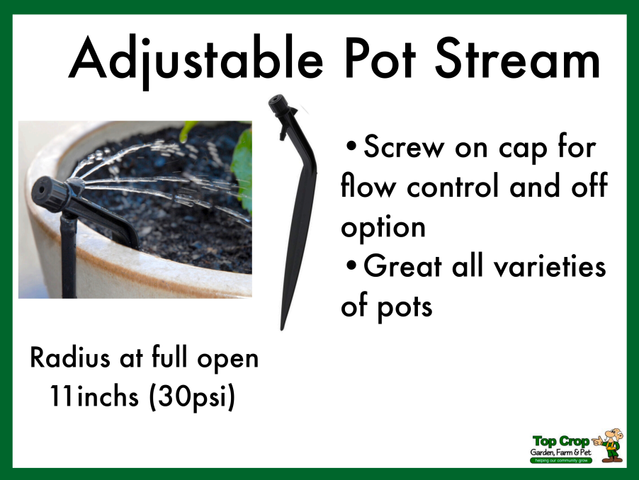 Adjustable Pot Stream